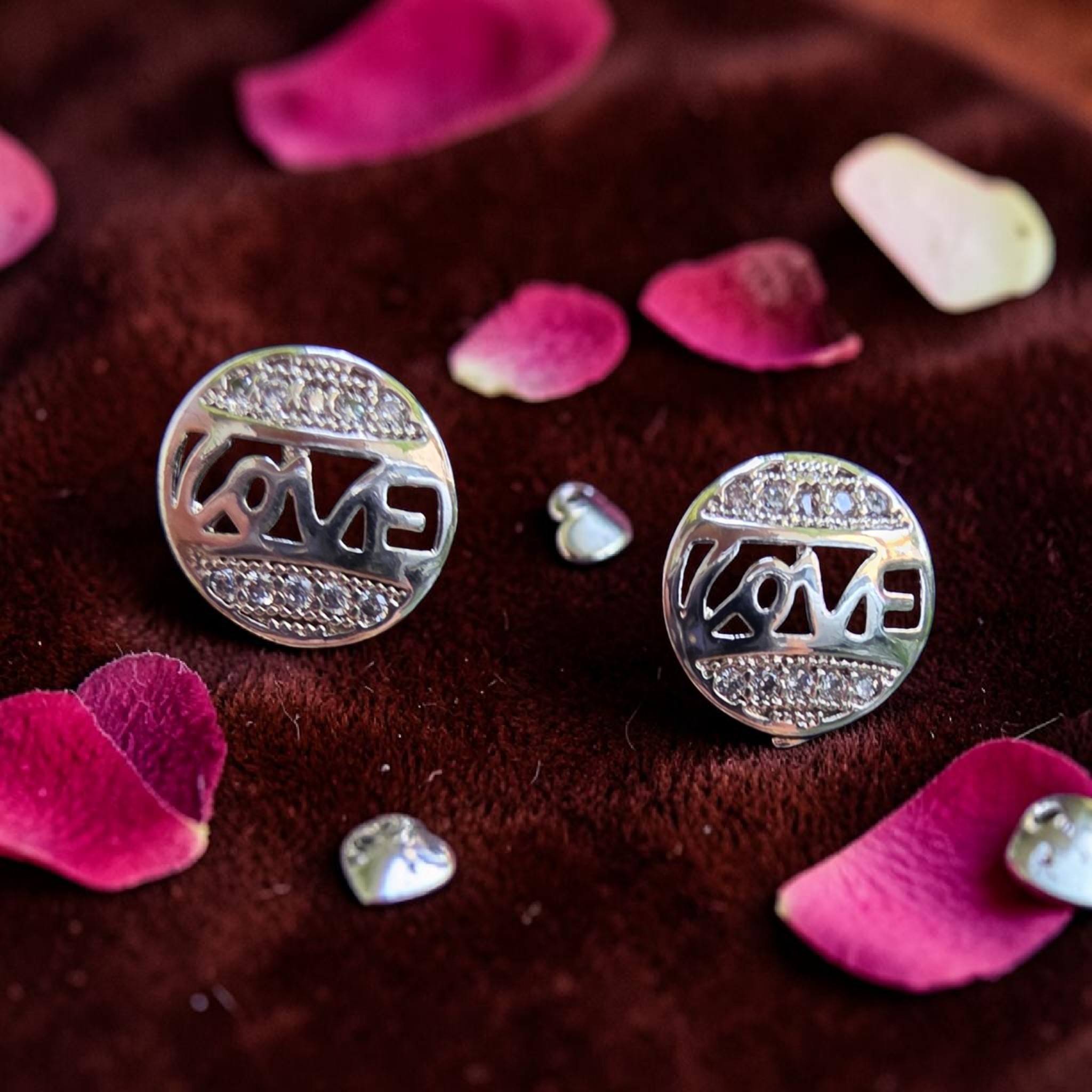 Barsava LOVE Stud Earrings 
